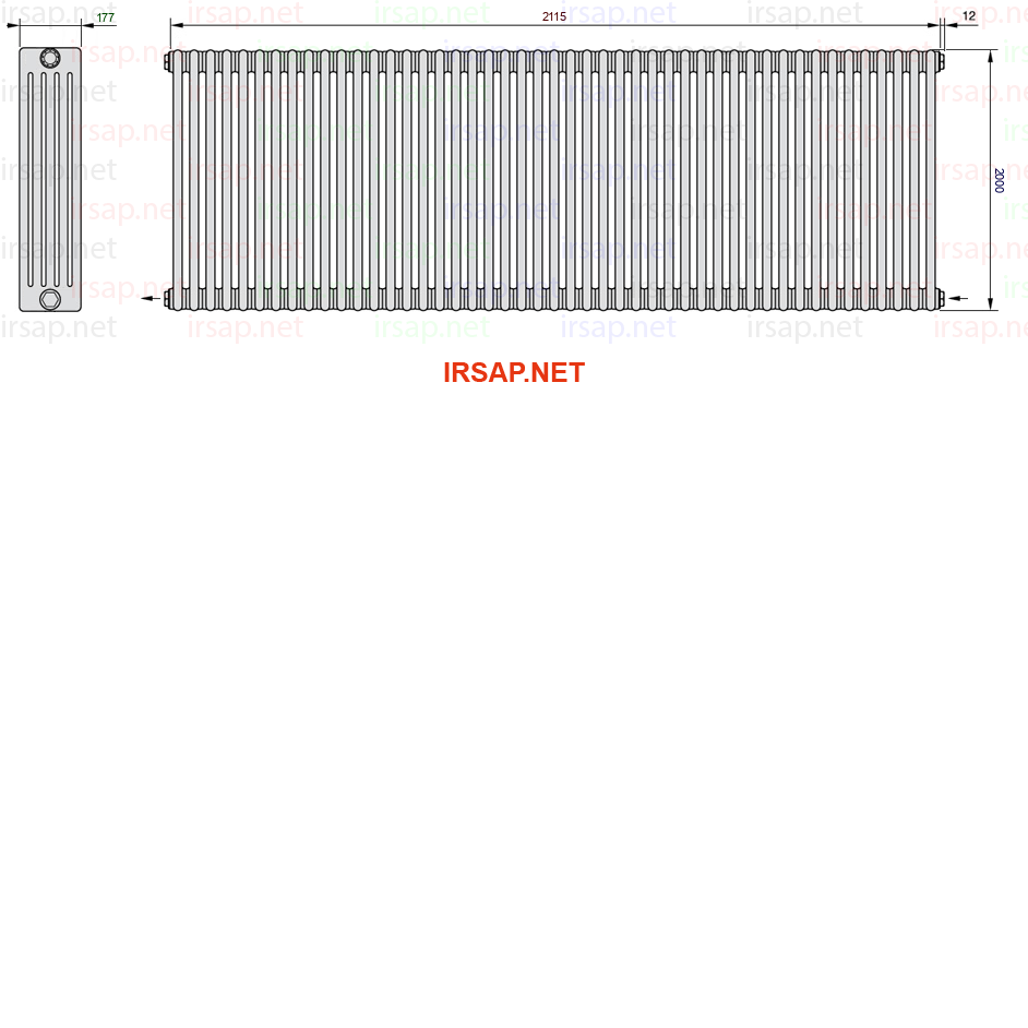 Радиатор IRSAP Tesi 52000/47 T08 CL 01